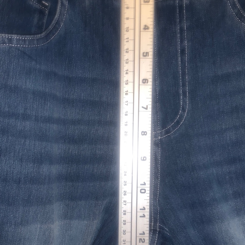 NWOT HALARA Flex High Waisted Blue Flare & Wide Leg Jeans - Picture 10 of 10